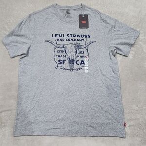 Levi's Light Gray Graphic Tee